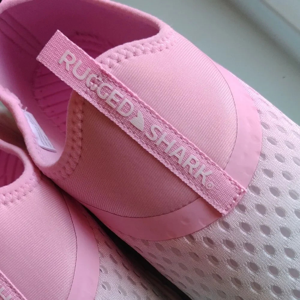 Rugged Shark Kids Pink and Blue Water Shoes